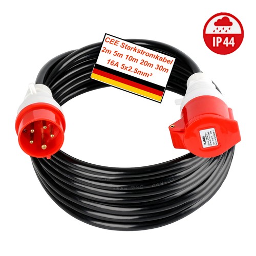 Cee starkstromkabel 16a - starkstromkabel,