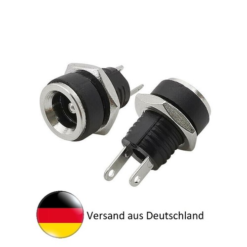 Einbaubuchse 5x2 1mm - dc, 5,5x2,1mm