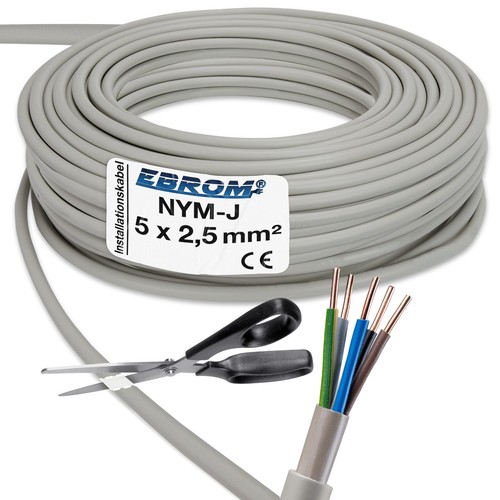 Nym 5x2 mm - nym-j, mm²